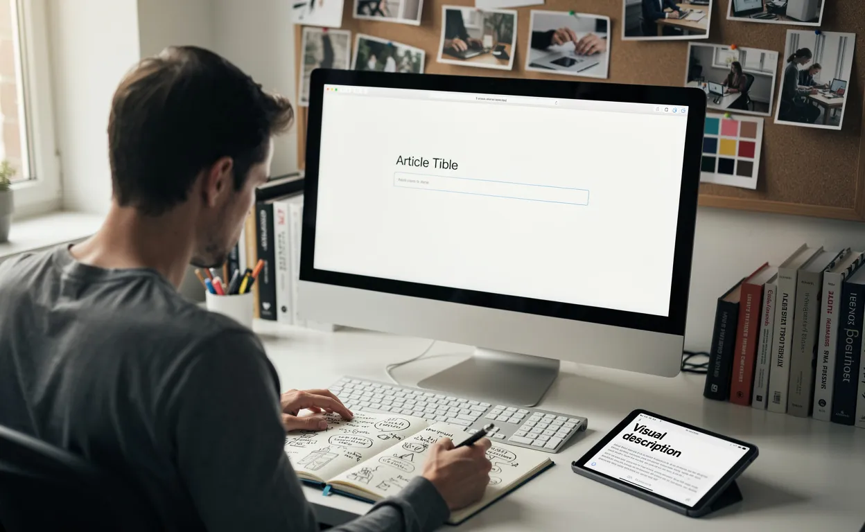 Un titre d’article affiché en haut d’une page avec une mise en page épurée.